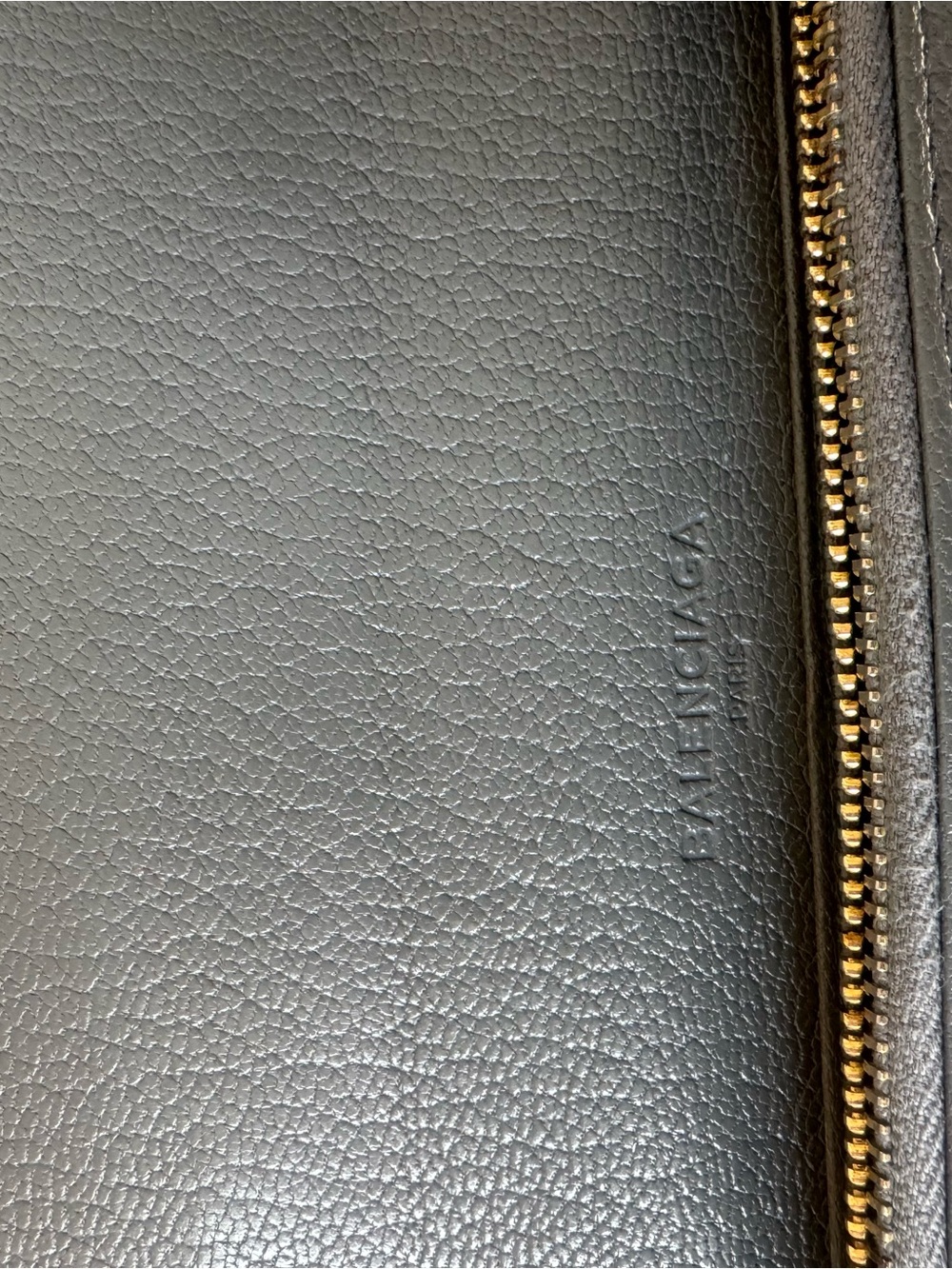 Balenciaga Giant Gray Leather Wallet with COA Non Branded Chain Included - Picture 9 of 12